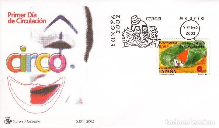 Sellos: SOBRE: 2002 MADRID. CIRCO - Foto 1