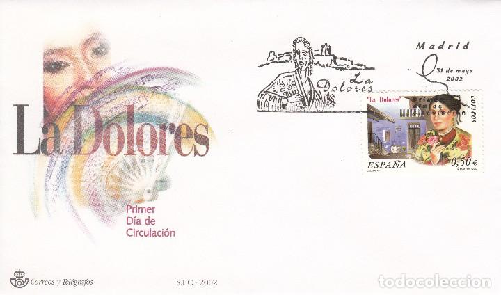 Sellos: SOBRE: 2002 MADRID. LA DOLORES - Foto 1
