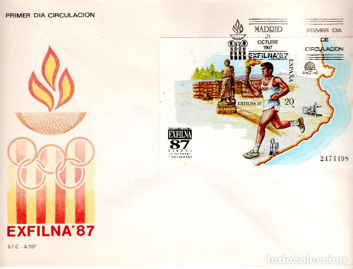 Sellos: EXPOSICI&Oacute;N FILAT&Eacute;LICA NACIONAL EXFILNA &acute;87.-1987