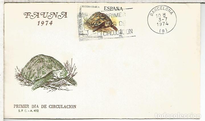 Sellos: BARCELONA FDC TORTUGA TURTLE - Foto 1