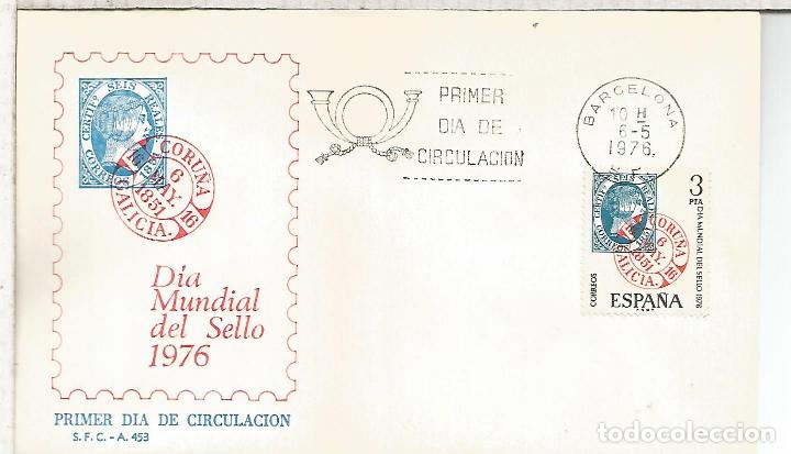 Sellos: BARCELONA 1976 FDC SPD DIA DEL SELLO - Foto 1