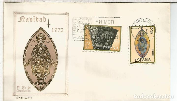 Sellos: BARCELONA 1976 FDC SPD NAVIDAD ARTE - Foto 1