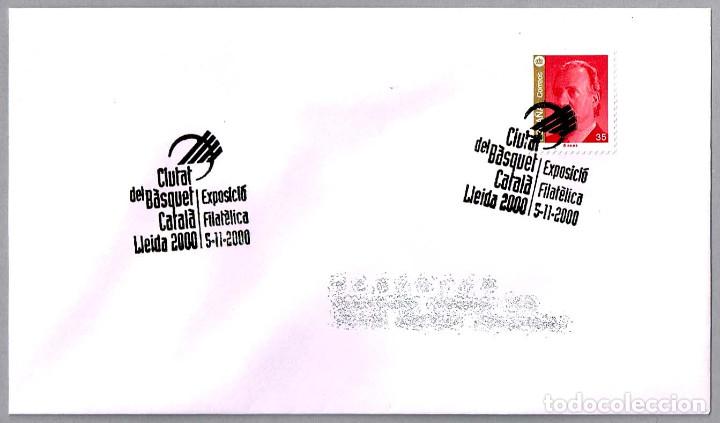 Sellos: Matasellos CIUDAD DEL BALONCESTO CATALAN. Lleida 2000 - Foto 1