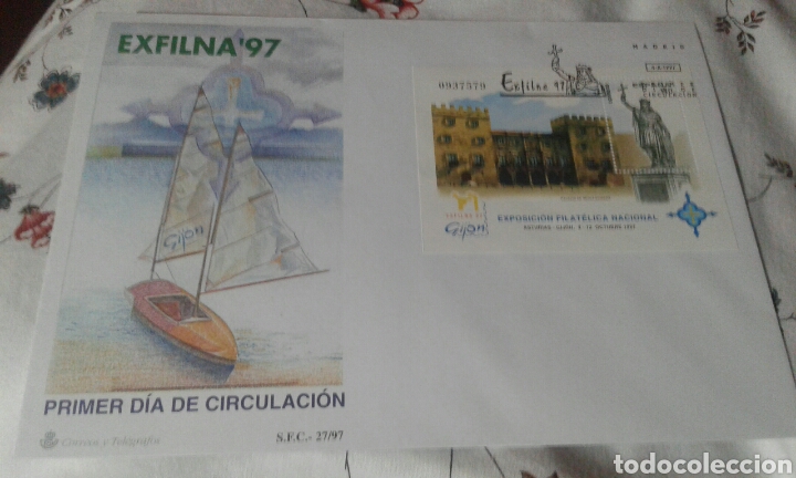 Sellos: Sobre primer dia 1997exfilna 97 - Foto 1