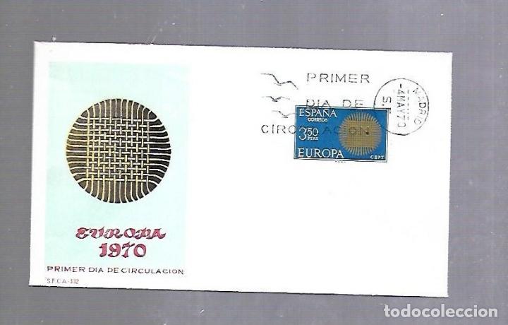 Sellos: SOBRE PRIMER DIA. EUROPA 1970. - Foto 1