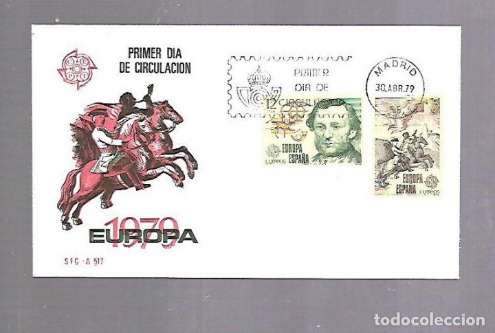 Sellos: SOBRE PRIMER DIA. EUROPA 1979 - Foto 1