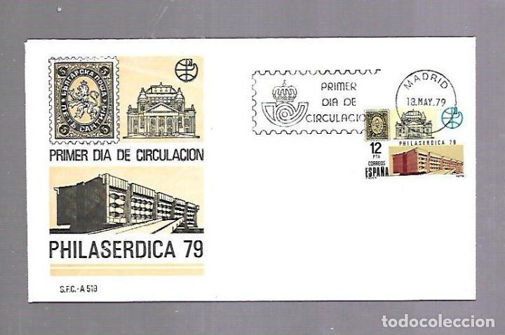 Sellos: SOBRE PRIMER DIA. PHILASERDICA 1979 - Foto 1
