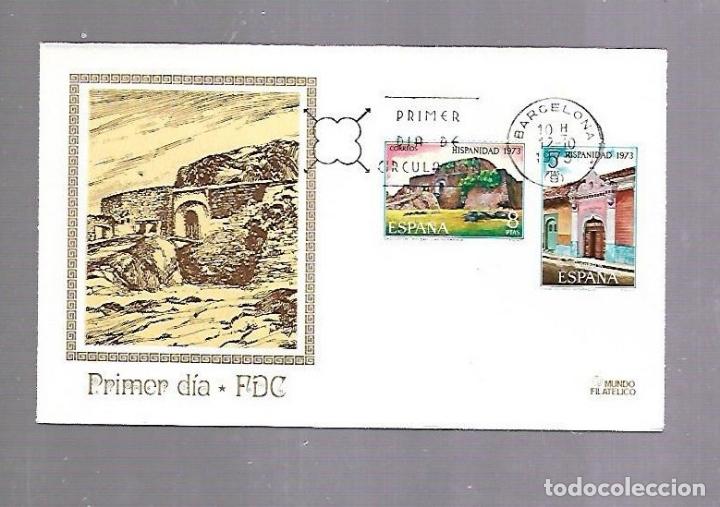 Sellos: SOBRE PRIMER DIA. FDC. 1973 - Foto 1