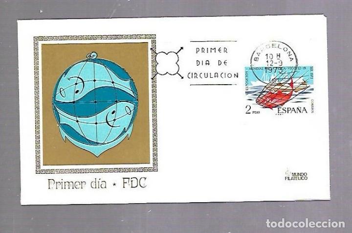 Sellos: SOBRE PRIMER DIA. FDC. 1973 - Foto 1