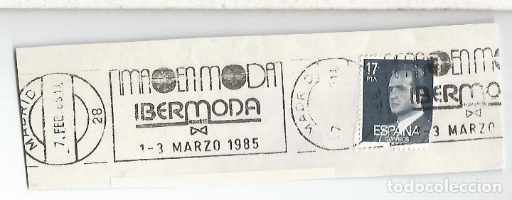 Sellos: MADRID FRAGMENTO CON MAT RODILLO IMAGENMODA IBERMODA MODA TEXTIL - Foto 1