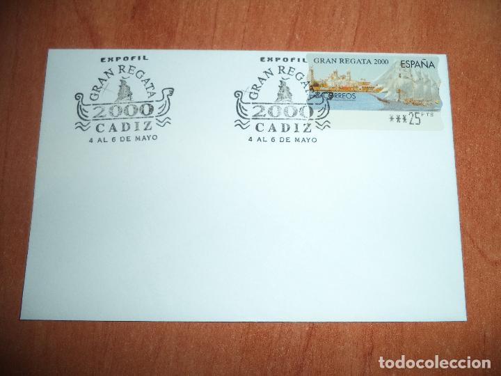 Sellos: SOBRE. GRAN REGATA DE CADIZ. 2000. CADIZ. - Foto 1