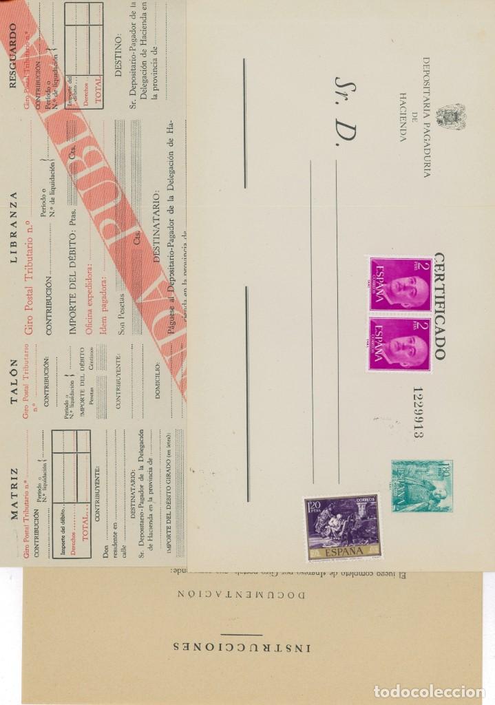 Sellos: Espa&ntilde;a. Sobre Postal Tributario - Foto 2