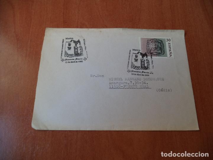 Sellos: SOBRE. SEMANA SANTA MARTOS. 1995. MARTOS. - Foto 1