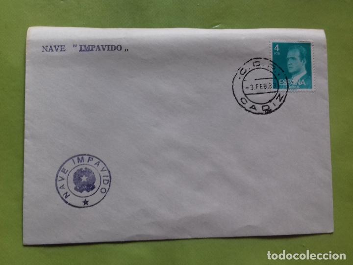 Sellos: SOBRE. NAVE IMPAVIDO. 1983. - Foto 1