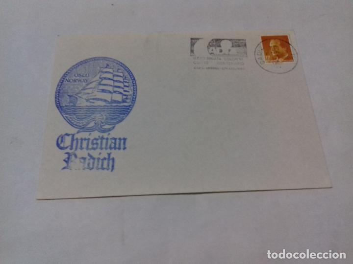 Briefmarken: SOBRE. OSLO NORWAY. CHRISTIAN BADICH.