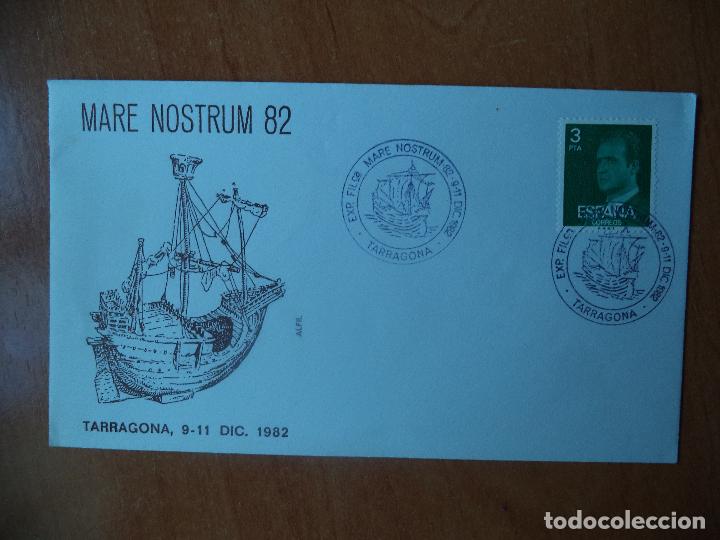 Sellos: SOBRE. MARE NOSTRUM 82. 1982. TARRAGONA. - Foto 1