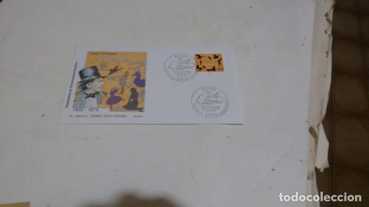 Sellos: HANS CHRISTIAN ANDERSEN - 1&deg; DIA DE EMISION - Foto 1