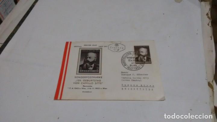 Sellos: CAMILLO SITTE - 1&deg; DIA DE EMISION - Foto 1