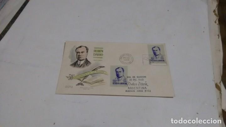 Sellos: RUBEN DARIO - 1&deg; DIA DE EMISION - Foto 1