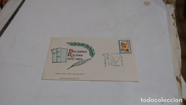 Sellos: BELISARIO ROLDAN - 1&deg; DIA DE EMISION - Foto 1