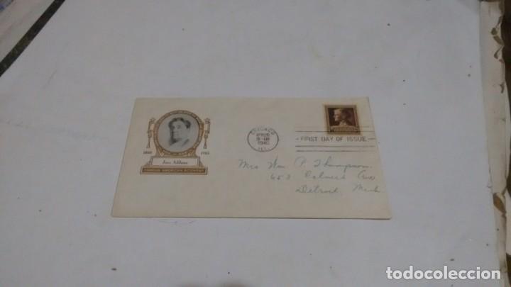 Sellos: JANE ADDAMS - 1&deg; DIA DE EMISION - Foto 1