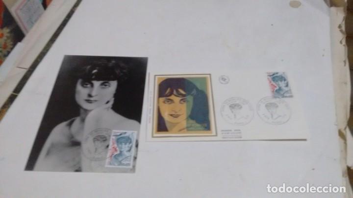 Sellos: ANNA DE NOAILLES - 1&deg; DIA DE EMISION - Foto 1