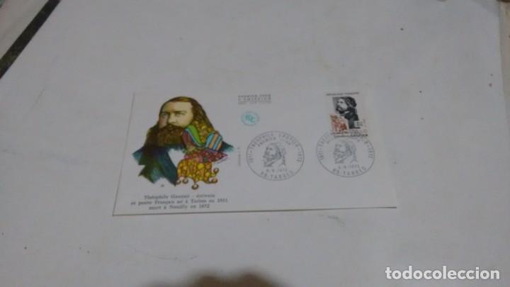 Sellos: THEOPHILE GAUTIER - 1&deg; DIA DE EMISION - Foto 1