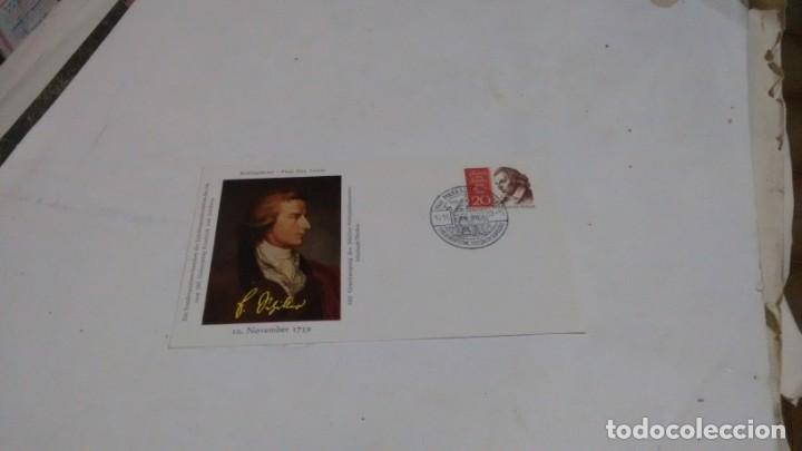 Sellos: FRIEDRICH VON SCHILLER - 1&deg; DIA DE EMISION - Foto 1