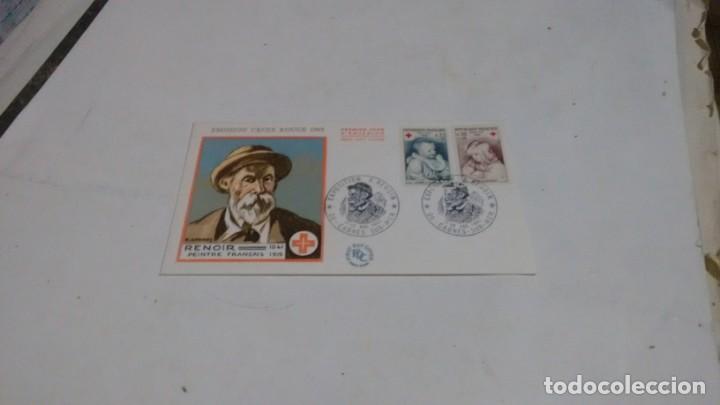 Sellos: AUGUSTO RENOIR - 1&deg; DIA DE EMISION - Foto 1