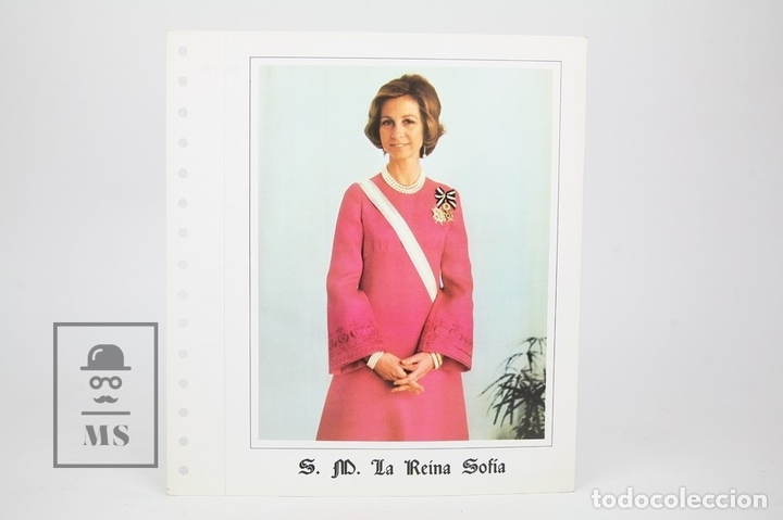 Briefmarken: Documento Filat&eacute;lico - S.M. La Re&iacute;na Sof&iacute;a - Investigaciones Postales - Hoja N&ordm; 5 - A&ntilde;o 1982