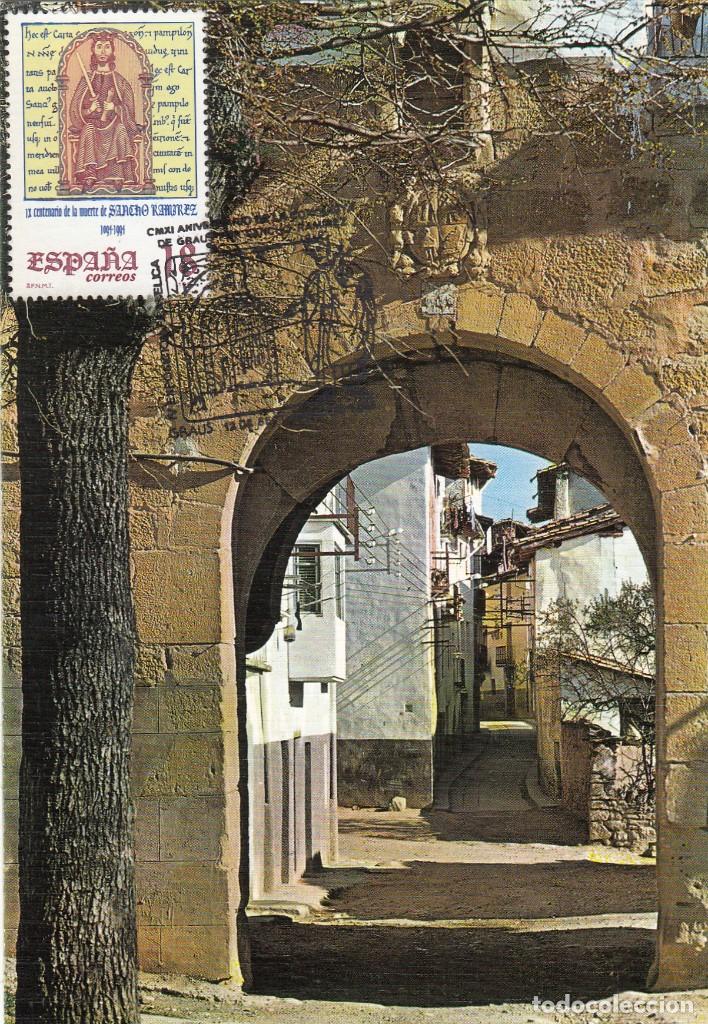 Sellos: TARJETA POSTAL: 1994 GRAUS. IX CENTENARIO MUERTE SANCHO RAMIREZ - Foto 1