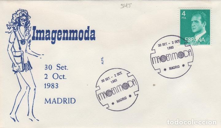 Sellos: 1983 MADRID - IMAGENMODA EXPOSICION - SOBRE ALFIL - Foto 1