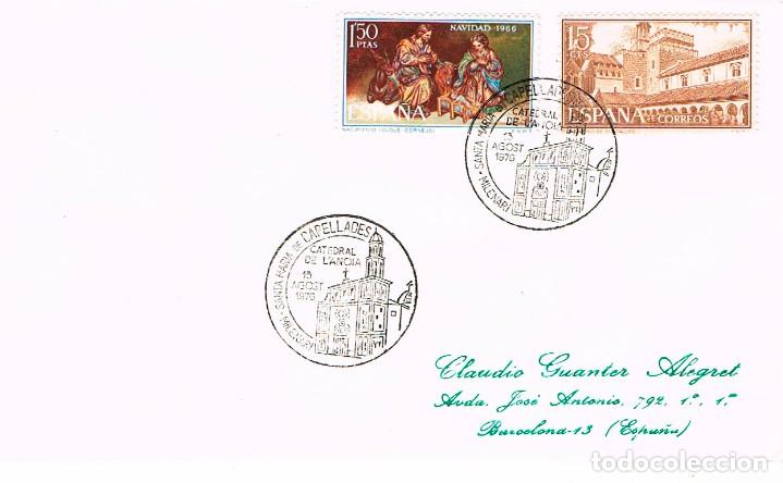 Sellos: A&Ntilde;O 1976, Anoia, Milenario de la catedral - Foto 1