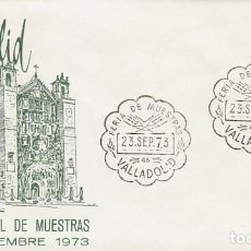 Sellos: AÑO 1973, VALLADOLID,FERIA DE MUESTRAS, SOBRE DE ALFIL