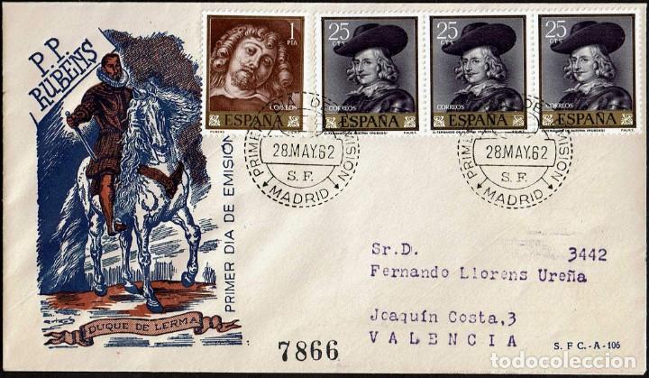 Sellos: SPD ESPA&Ntilde;A 1962 - PEDRO PABLO RUBENS - Foto 1