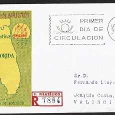 Timbres: SPD ESPAÑA 1965 - IV CENT. FUNDACION SAN AGUSTÍN-FLORIDA. Lote 164607118