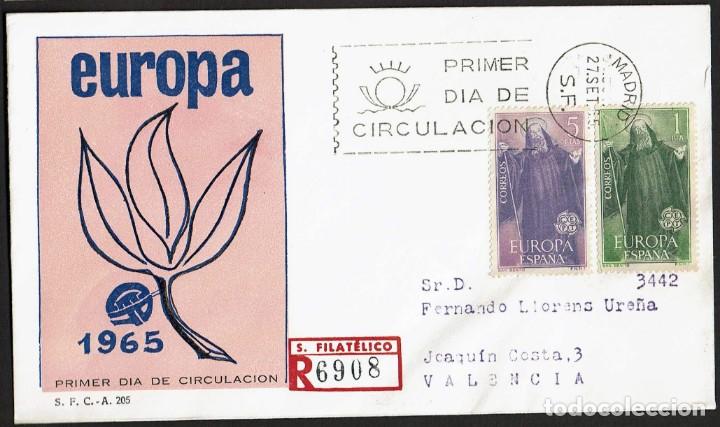 Sellos: SPD ESPA&Ntilde;A 1965 - EUROPA CEPT - Foto 1