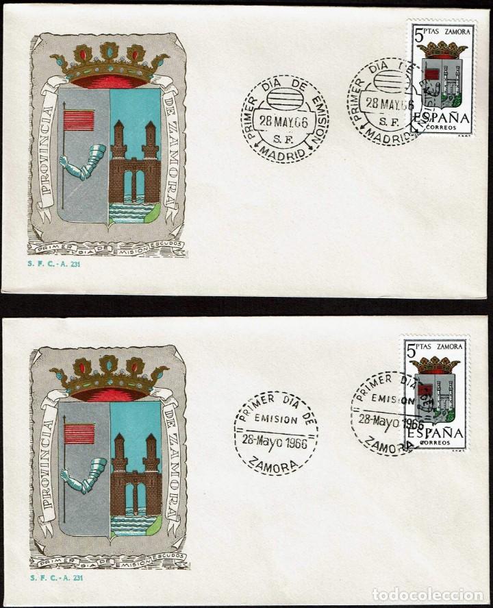 Sellos: SPD ESPA&Ntilde;A 1966 - ESCUDOS: ZAMORA - Foto 1