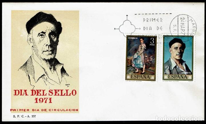 Sellos: SPD ESPA&Ntilde;A 1971 - IGNACIO DE ZULOAGA - Foto 1