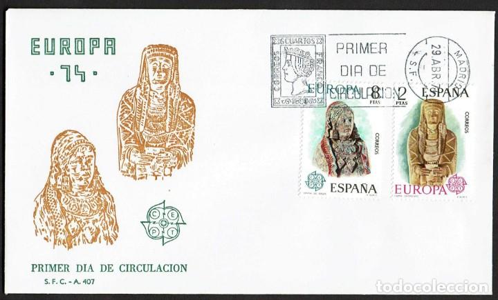 Sellos: SPD ESPA&Ntilde;A 1974 - EUROPA CEPT - Foto 1
