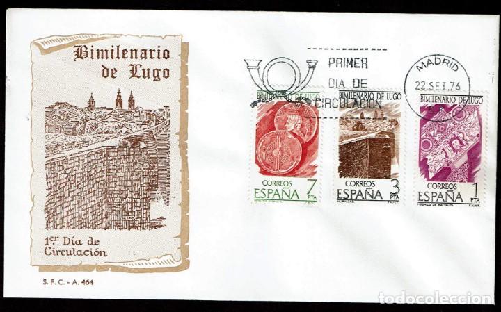 Sellos: SPD ESPA&Ntilde;A 1976 - BIMILENARIO DE LUGO - Foto 1