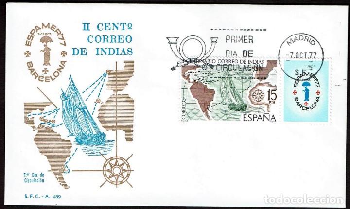 Sellos: SPD ESPA&Ntilde;A 1977 - ESPAMER 77 - Foto 1