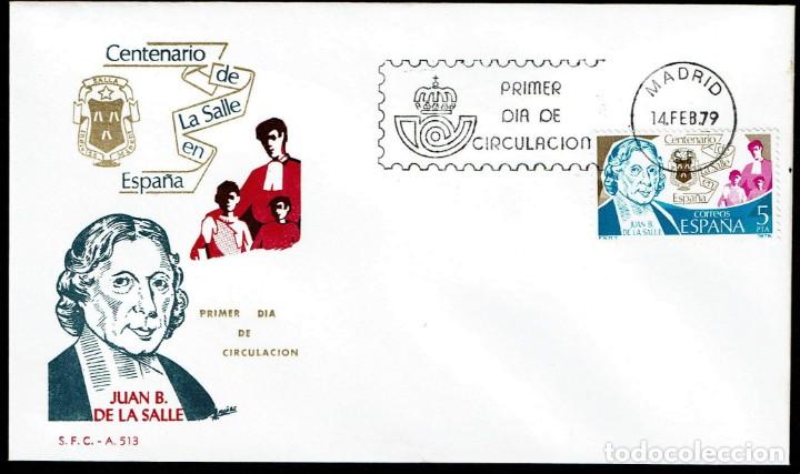Sellos: SPD ESPA&Ntilde;A 1979 - CENTENARIO DE LA SALLE - Foto 1
