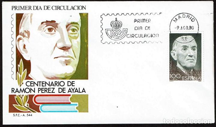 Sellos: SPD ESPA&Ntilde;A 1980 - CENT. NAC. RAM&Oacute;N PEREZ DE AYALA - Foto 1