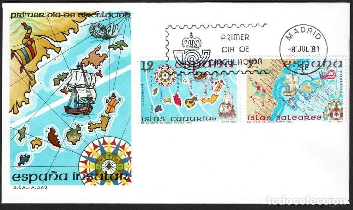 Sellos: SPD ESPA&Ntilde;A 1981 - ESPA&Ntilde;A INSULAR - Foto 1