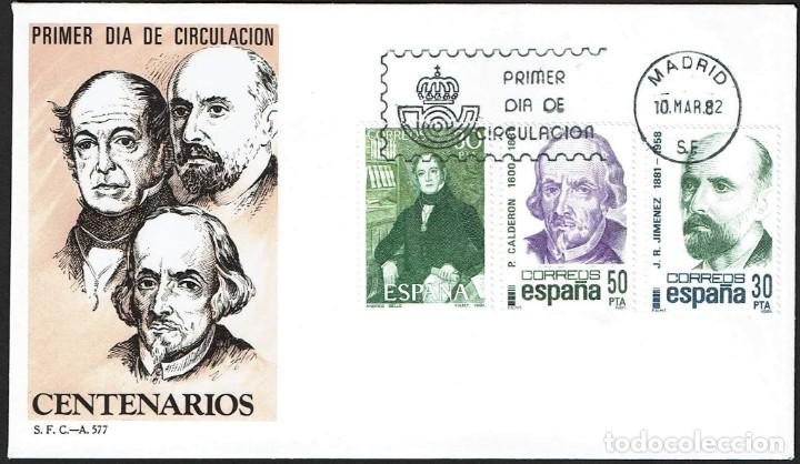 Sellos: SPD ESPA&Ntilde;A 1982 - CENTENARIOS - Foto 1