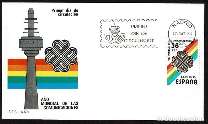 Sellos: SPD ESPA&Ntilde;A 1983 - A&Ntilde;O INTERNACIONAL DE LAS COMUNICACIONES - Foto 1