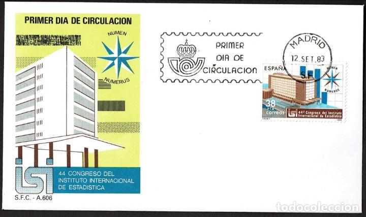 Sellos: SPD ESPA&Ntilde;A 1983 - 44 CONGRESO INSTITUTO INTERNAC. ESTAD&Iacute;STICA - Foto 1
