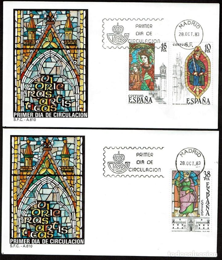 Sellos: SPD ESPA&Ntilde;A 1983 - VIDRIERAS ART&Iacute;STICAS - Foto 1