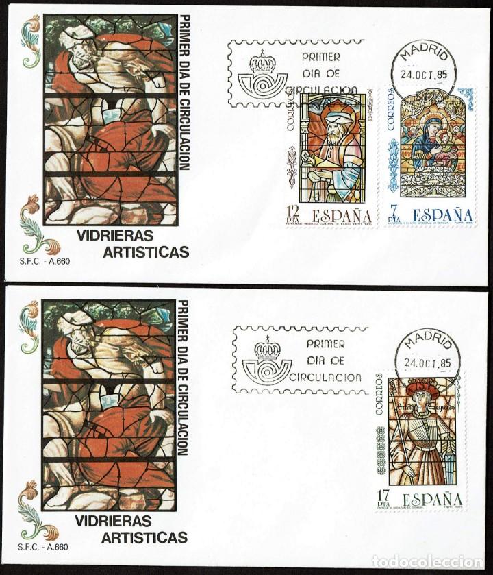 Sellos: SPD ESPA&Ntilde;A 1985 - VIDRIERAS ART&Iacute;STICAS - Foto 1